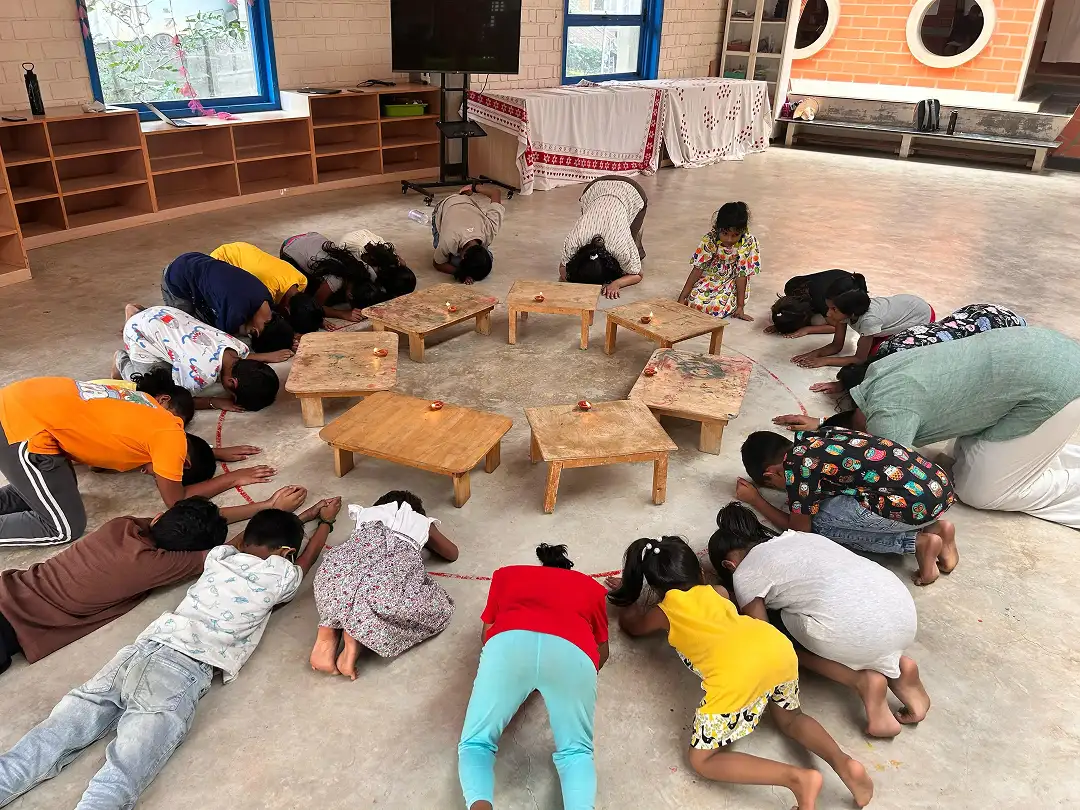 Students in activity session