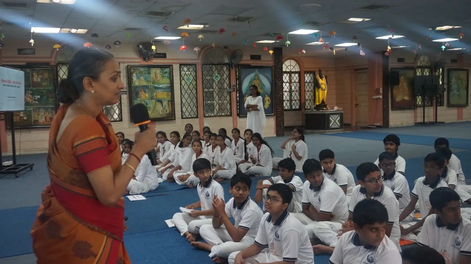 Students in assembly