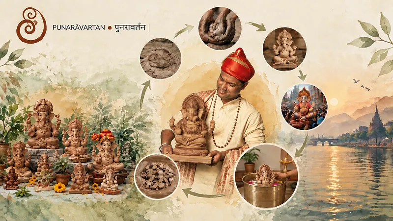 The ritual of Visarjana : A circular worldview 